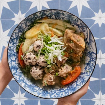 Hà Nội's Bún Mọc Sườn Chua / Hà Nội Style Pork Rib & Meatball Vermicelli