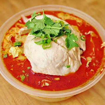 Boneless Hainanese Chicken-Noodle Soup Combo with Drink