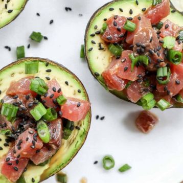Ahi Tuna Avocado Bites