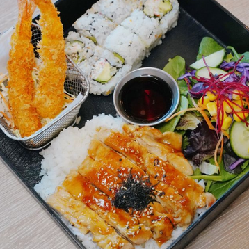 Chicken or Beef Bento