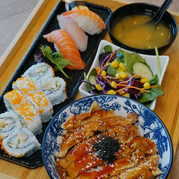 Chicken Sushi Bento