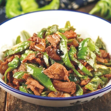 Stir-Fried Yellow beef