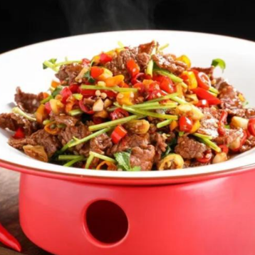 Stir-fried Yellow Beef