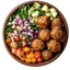 Veg Falafel Rice Platter