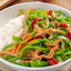 S5. Green Pepper Shredded Pork Over Rice 