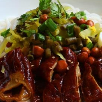 B8 Signature Crispy Marinated Intestine Rice Noodle w/sauce
