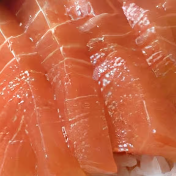 Salmon Sashimi Don