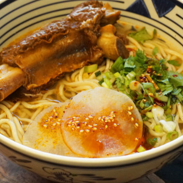 A5-1. Beef Back Rib Noodles Soup-Single