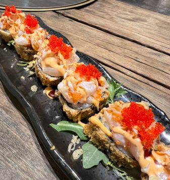 F22 Chopped Scallop Toast