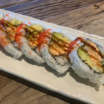 E26. Salmon Tempura Roll 