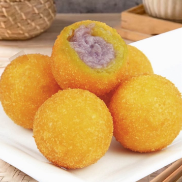 Sweet Potato Ball with Taro