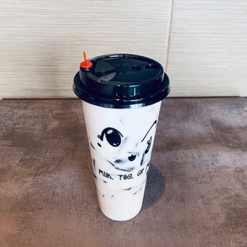 Sweet Milk With Grass Jelly
