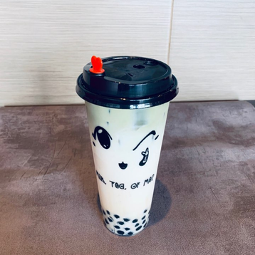 Matcha Latte With Boba