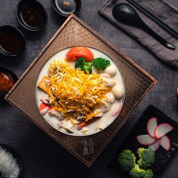 Cheesy Milk Hot Soup