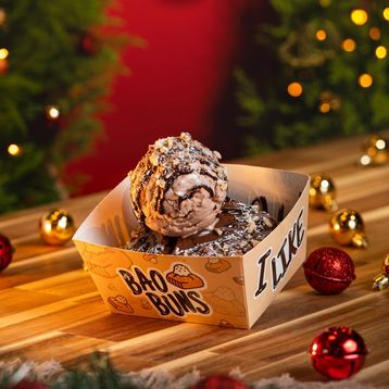 Espresso Flake Bao Bun