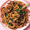 112.Shanghai Fried Noodle (Thick)