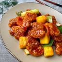 87. Pineapple with Sweet & Sour Pork