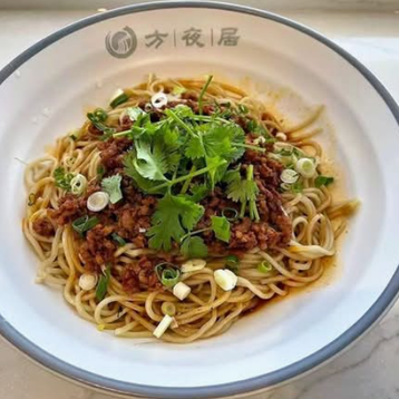 N12.Beef Tallow and Minced Pork Dry Noodle