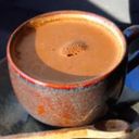 Hot Thai Coffee with condensed milk