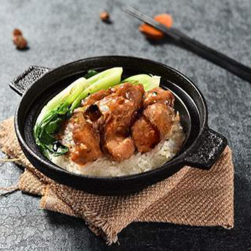 Spareribs &Chicken Feet with Rice Hotpot