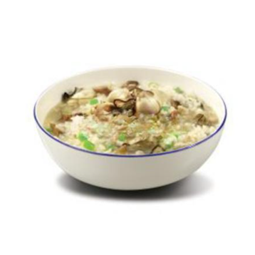 Chiu Chow Style Oyster and Rice in Soup