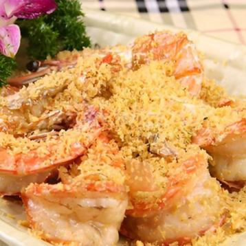 Fried Prawn w/ Gold Egg Yolk