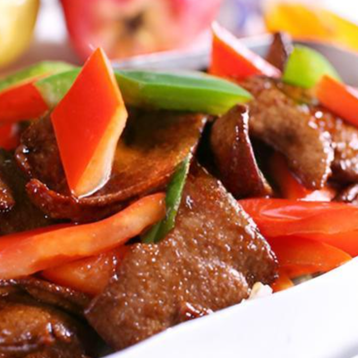 Fried Pork Kidney & Liver w/ Ginger & Green Onion