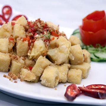 Diced Spicy Tofu in Peppery Salt