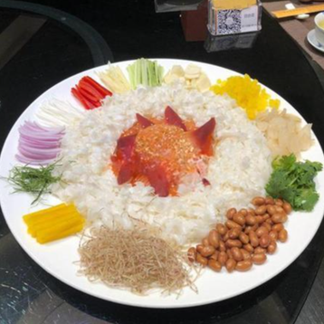 Fried Rainbow Flat Rice Noodle