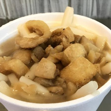 HK Style Noodle in Pot with Residue of Lard