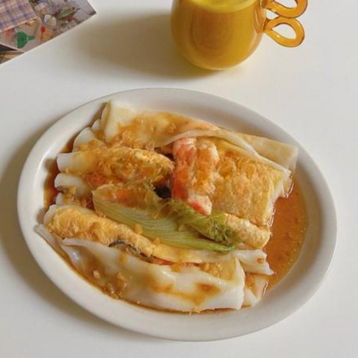 Rice Flour Roll with Shrimp & Chive