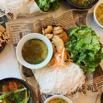 Bún Cá Chấm / Hà Nội Style Fish Vermicelli Platter