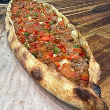 Turkish Pide (Cubed Meat)