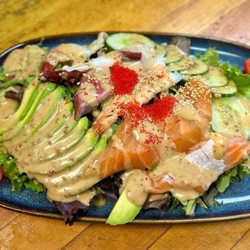Assorted Sashimi Salad