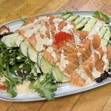 Salmon Sashimi Salad