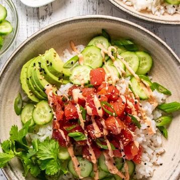 Spicy Tuna Poke Bowl