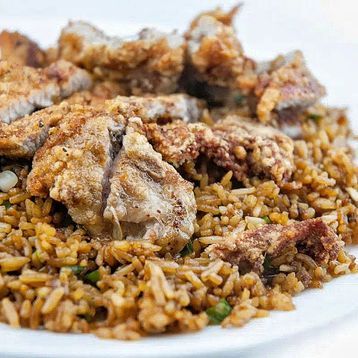 Fried Rice With Pork Chop