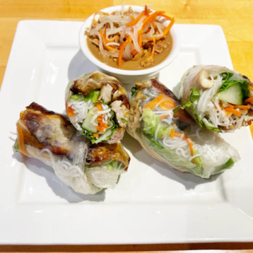 A4.Lemongrass Chicken Salad Rolls