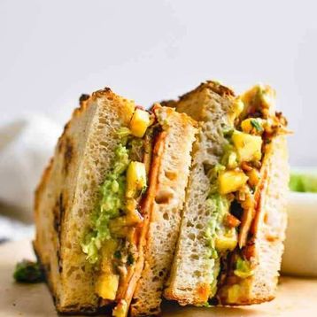 Grilled Pineapple Tofu Sandwich