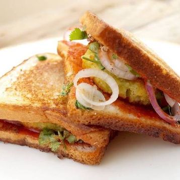 Aloo Tikki Sandwich
