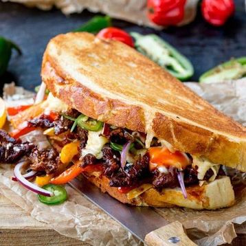 Korean Style Beef Sandwich