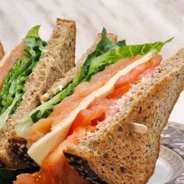 Smoked Salmon Sandwich