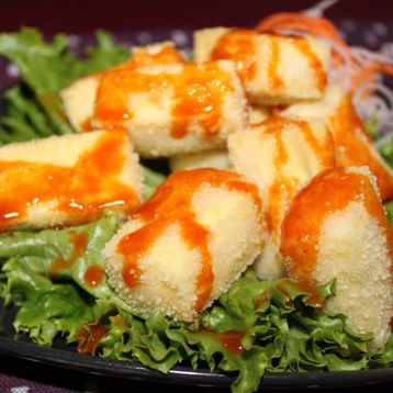 Spicy Agedashi Tofu