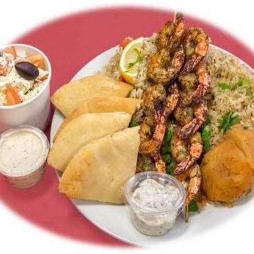 Prawn Souvlaki