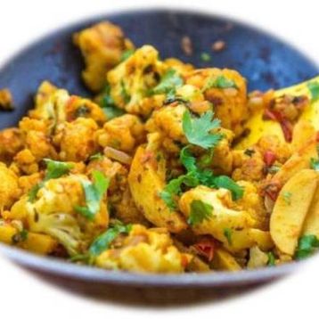 Aloo Gobi With Rice