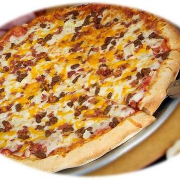 Triple Cheese Bacon Burger Pizza