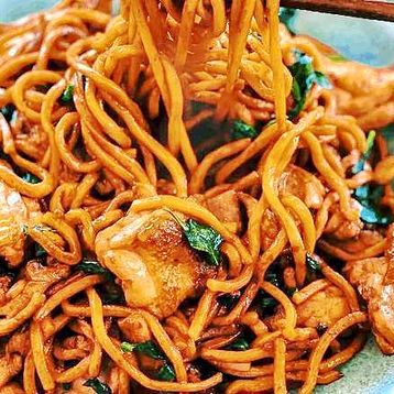 43.Mongolian Lamb Dry Noodle Combo